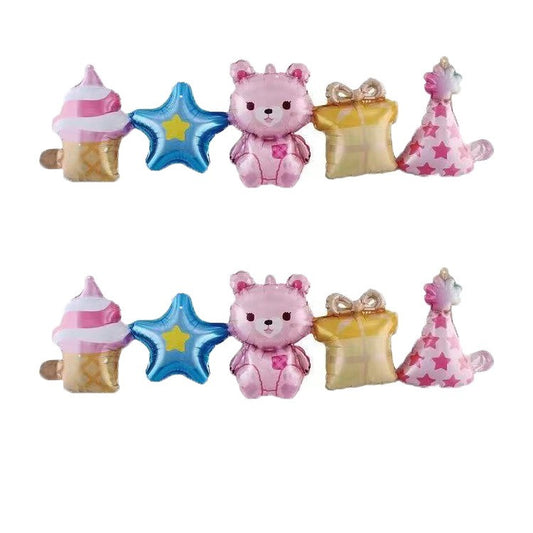 Balon Foil Link / Sambung Bear Set