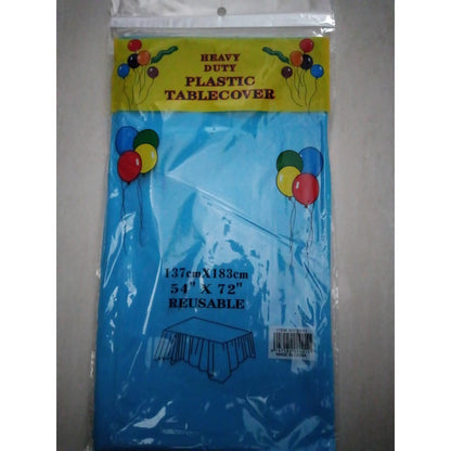 Taplak Meja Plastik Polos / Plastic Table Cover Polos