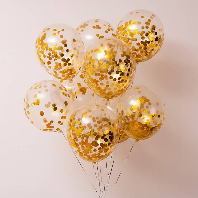 Balon Latex  / Lateks Confetti 12 inch