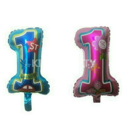 Balon Foil 1st Birthday Boy & 1st Birthday Girl Mini