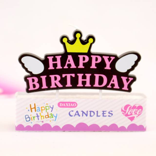 Lilin Ulang Tahun / Happy Birthday Candle Crown Wing