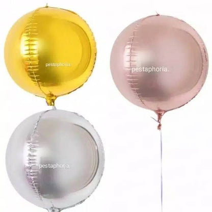 Balon Foil Round / Bulat 4d Size 22 inch