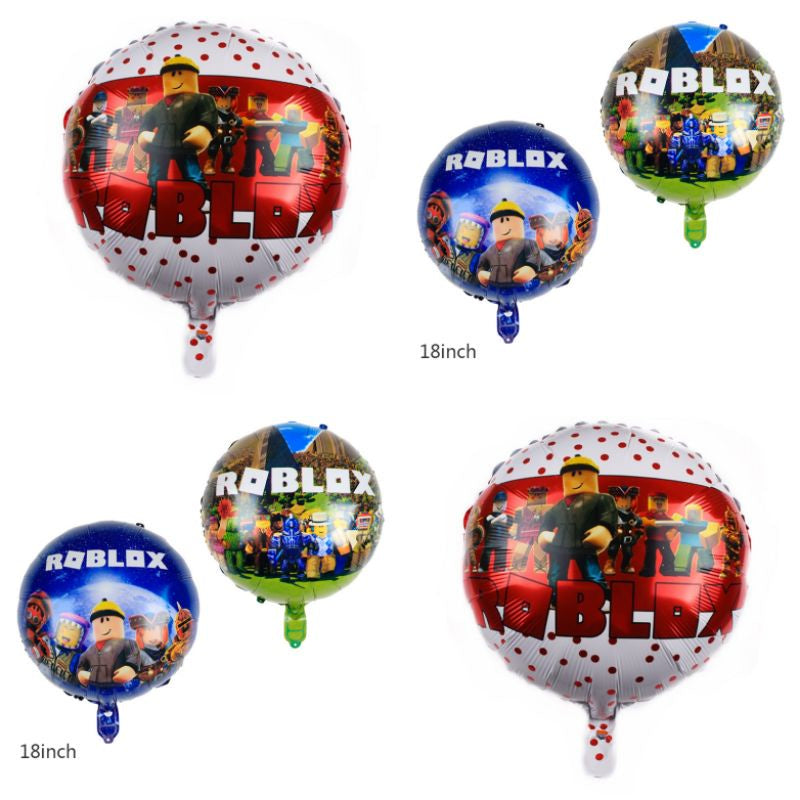 Balon Foil Bulat Roblox Size 45 cm