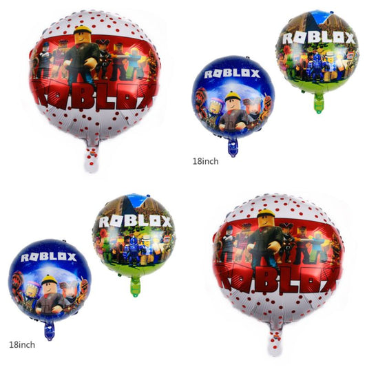 Balon Foil Bulat Roblox Size 45 cm