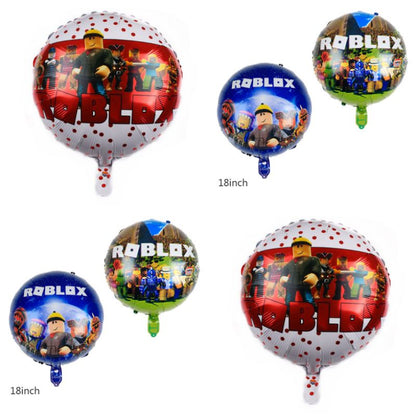 Balon Foil Bulat Roblox Size 45 cm