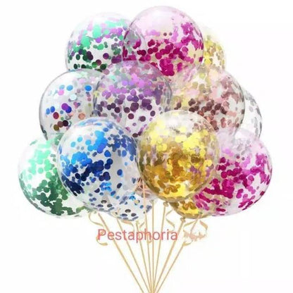 Balon Latex  / Lateks Confetti 12 inch