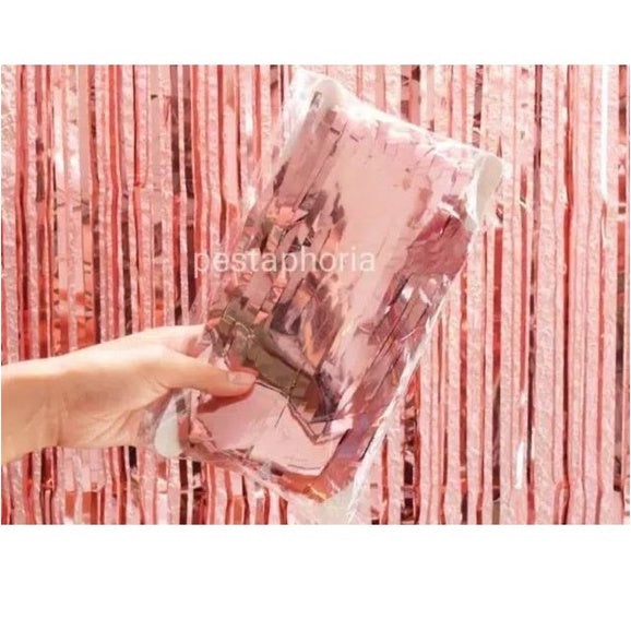 Foil Curtain / Tirai Foil Lebar 1 meter Panjang 2 Meter