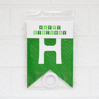 Bunting Flag / Banner Happy Birthday Segi Lima