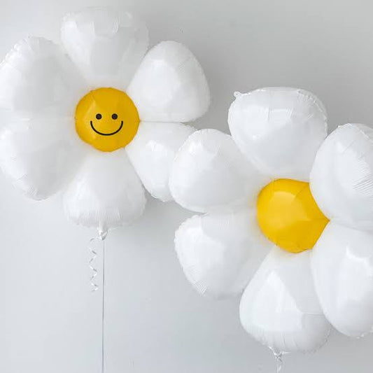 Balon Foil Daisy Flower Size 50 x 41 cm