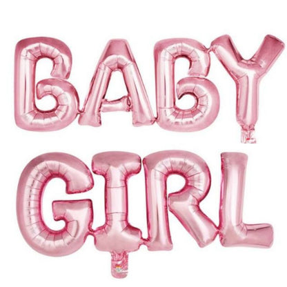 Balon Foil Tulisan Baby Boy / Baby Girl Sambung Jumbo
