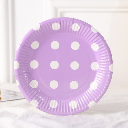 Polkadot Paper Plate / Piring Kertas Motif Polkadot