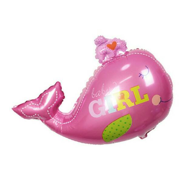 Balon Foil Whale Jumbo Size 88 cm