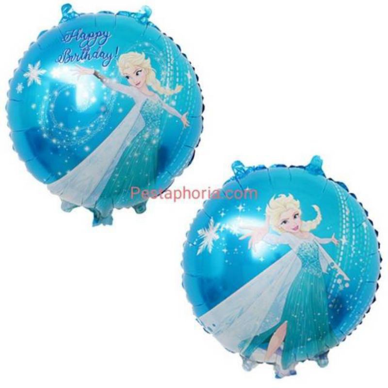 Balon Foil Frozen II / 2 Princess Elsa Anna Olaf Snowflake