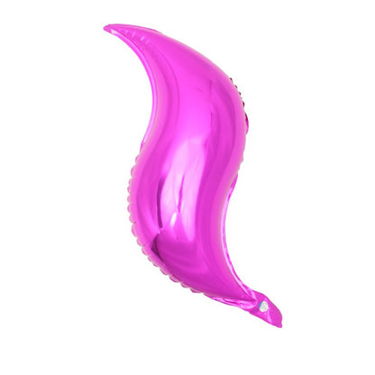 1 Balon Foil S Shape Jumbo Size 24 inch
