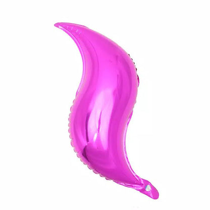 1 Balon Foil S Shape Jumbo Size 18 inch