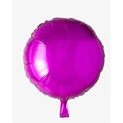 Balon Foil Bulat Polos / Round Size 45 cm