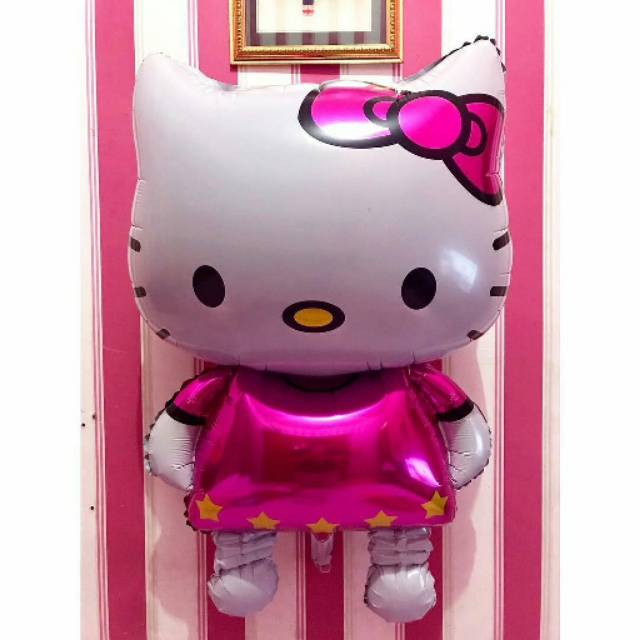 Balon Foil Hello Kitty Jumbo Size 116 x 65 cm
