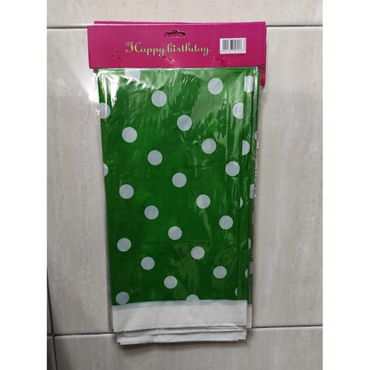 Taplak Meja Plastik Polkadot / Plastic Table Cover Polkadot