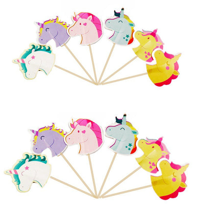 1 Pack isi 24 pcs Cake Topper / Hiasan Kue Karakter /Kartun