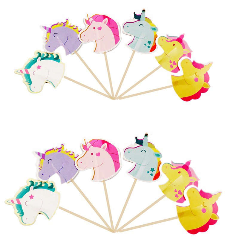 1 Pack isi 24 pcs Cake Topper / Hiasan Kue Karakter /Kartun