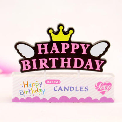Lilin Ulang Tahun / Happy Birthday Candle Crown Wing