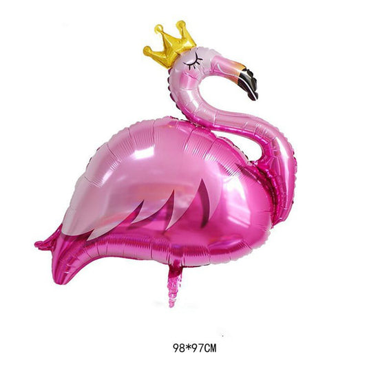 Balon Foil Flamingo Crown Jumbo Size 98 x 97 cm