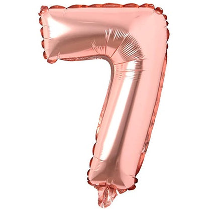 Balon Foil Angka Jumbo Rose Gold 100 cm / 40 inch