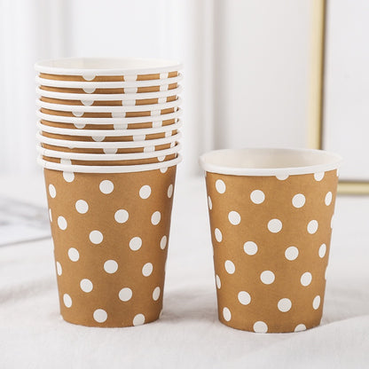 Paper Cup / Gelas Kertas Motif Polkadot