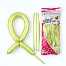 Balon Latex Twist Chrome / Balon Panjang / Pentil / Cacing Chrome