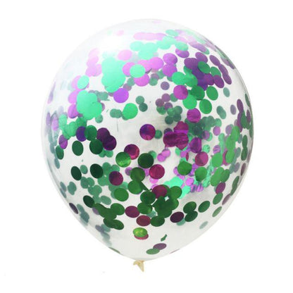 Balon Latex  / Lateks Confetti 12 inch Mix Dua Warna