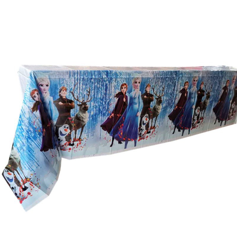 Taplak Meja Plastik Karakter/ Plastic Table Cover Karakter / Kartun