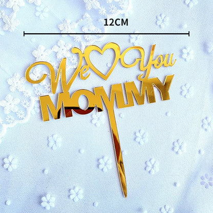 Cake Topper Acrylic / Topper Kue Akrilik Happy Valentine Day / Happy Birthday / HBD