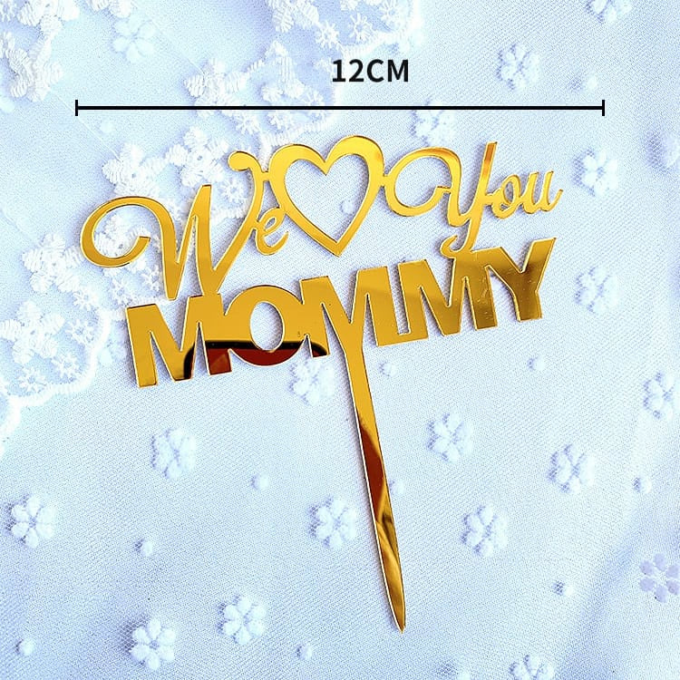 Cake Topper Acrylic / Topper Kue Akrilik Happy Valentine Day / Happy Birthday / HBD