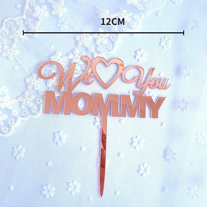 Cake Topper Acrylic / Topper Kue Akrilik Happy Valentine Day / Happy Birthday / HBD