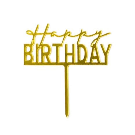 Cake Topper Acrylic / Akrilik Happy Birthday/Anniversary/Make A Wish/Best Dad Ever/Sweet Seventeen
