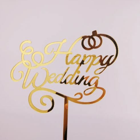 Cake Topper Acrylic / Topper Kue Akrilik Happy Valentine Day / Happy Birthday / HBD