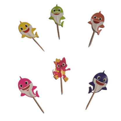 1 Pack isi 24 pcs Cake Topper / Hiasan Kue Karakter /Kartun