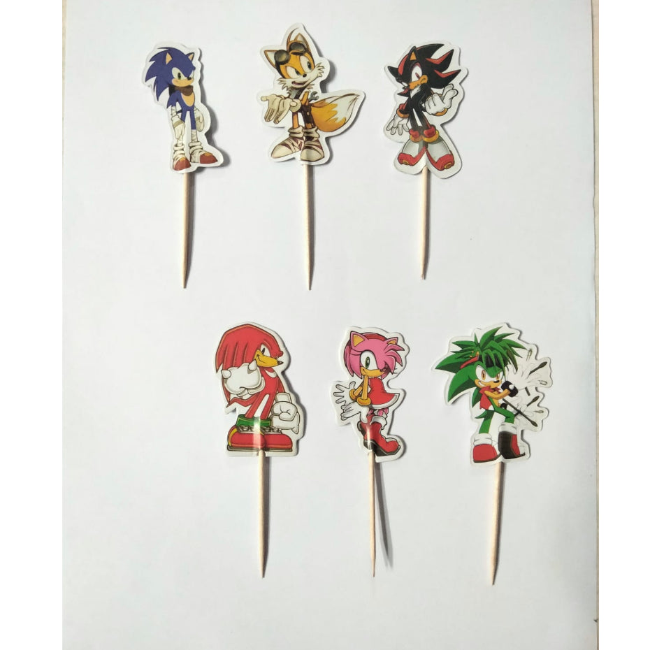 1 Pack isi 24 pcs Cake Topper / Hiasan Kue Karakter /Kartun