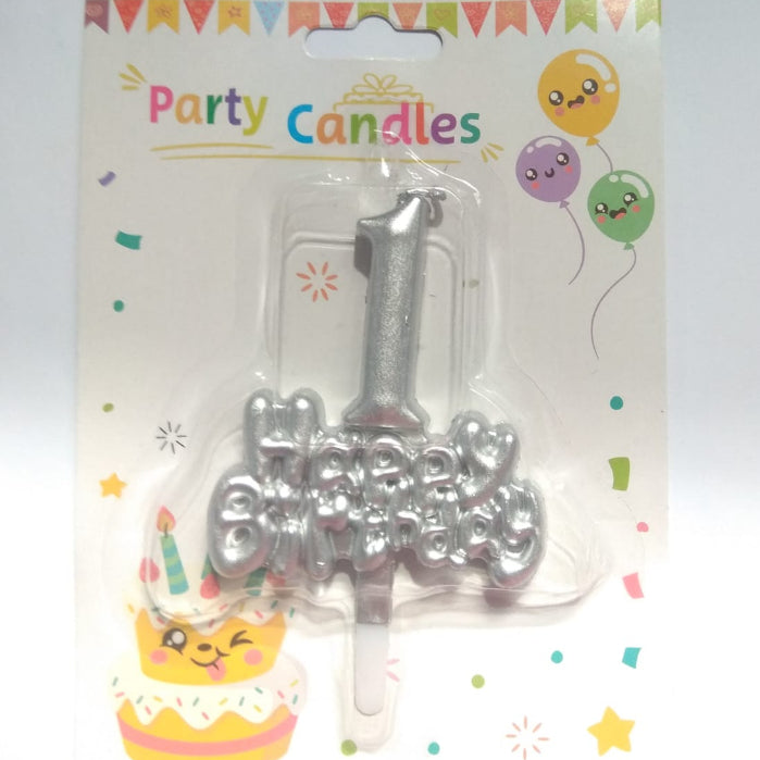 Lilin Ulang Tahun HBD / Candle 1 Happy Birthday