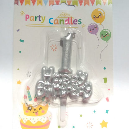 Lilin Ulang Tahun HBD / Candle 1 Happy Birthday