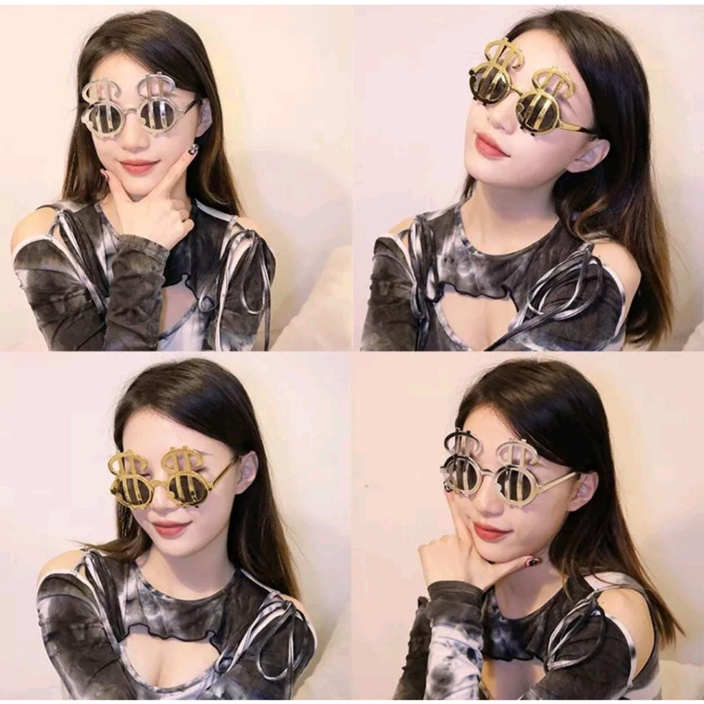 Kacamata Plastik Pesta / Party Glasses Bentuk Dollar