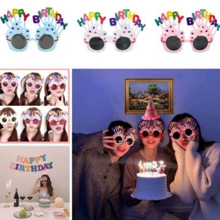 Kacamata Plastik Happy Birthday / Aksesoris Pesta / Party Glasses HBD