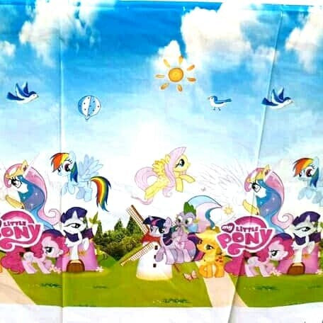Taplak Meja Plastik Karakter/ Plastic Table Cover Karakter / Kartun
