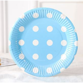 Polkadot Paper Plate / Piring Kertas Motif Polkadot