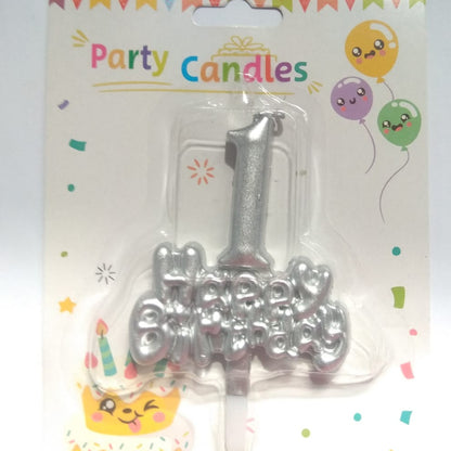Lilin Ulang Tahun HBD / Candle 1 Happy Birthday