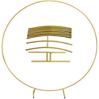 Round Balloon Arch Kit / Circle Balloon Arch Stand Diameter 2m / Stand Balon Bahan Besi Bentuk Lingkaran 2 meter