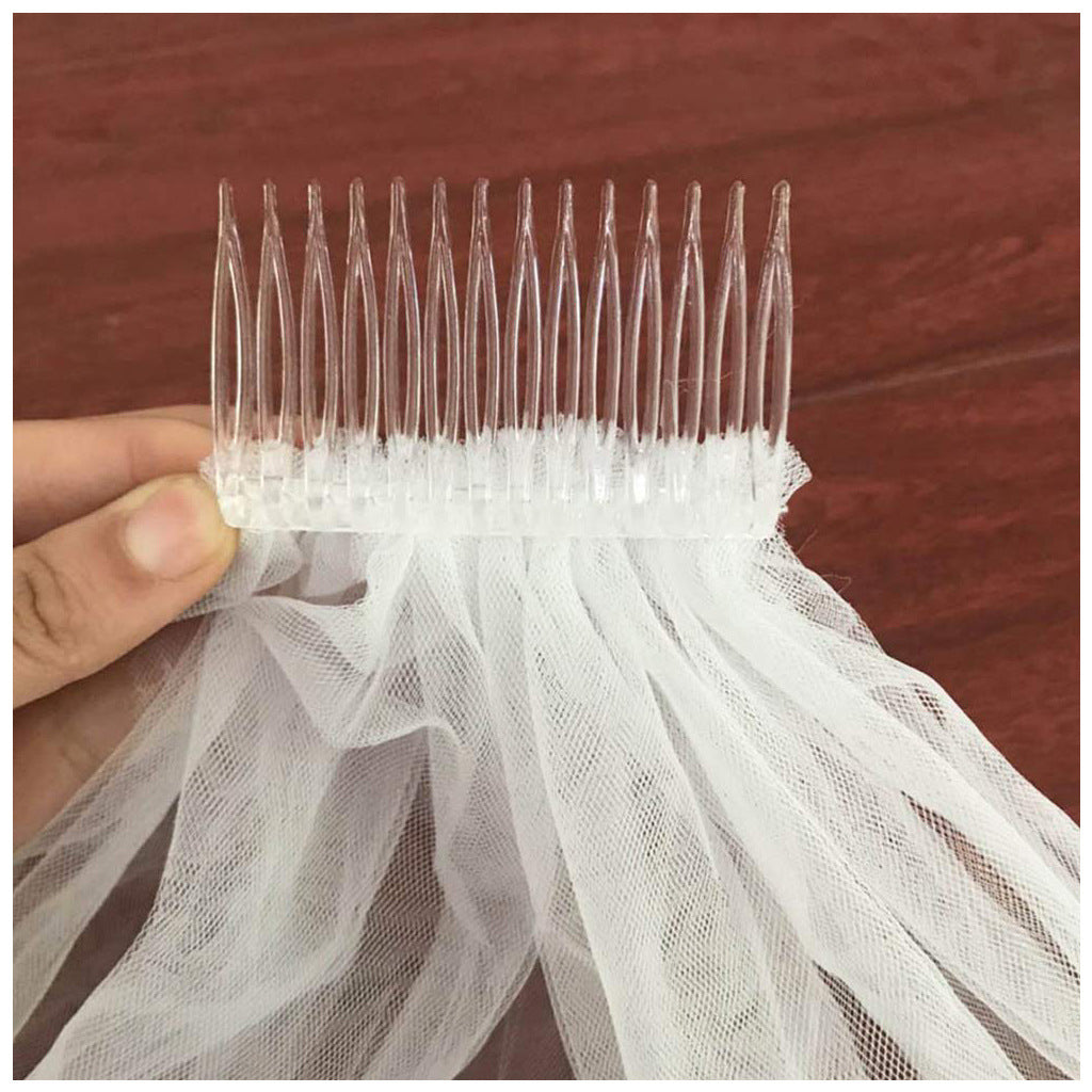 Veil / Kerudung Sirkam Tulisan Bride To Be u/ Bridal Shower