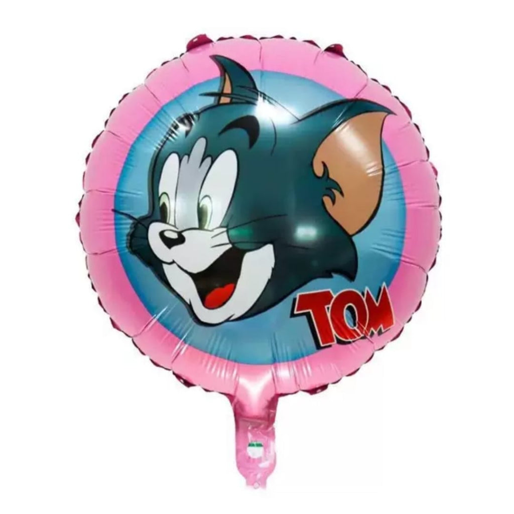 Balon Foil Tom & Jerry Bulat / Round  Tom & Jerry Size 45 cm