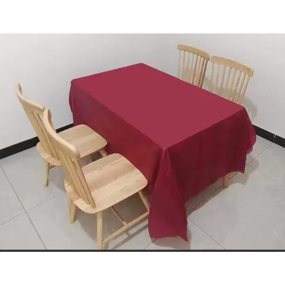 Taplak Meja Plastik Polos / Plastic Table Cover Polos