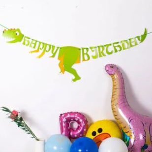 Bunting Banner Happy Birthday Dinosaurus / Dino / Dinosaur